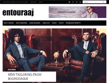 Tablet Screenshot of entouraaj.com